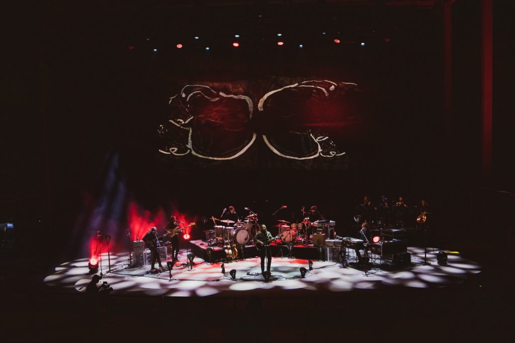 Nathaniel Rateliff Live Photo - Red Rocks 2020 - Photo Credit: Rett Rogers
